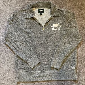 ROOTS Salt and Pepper Pullover Long Sleeve